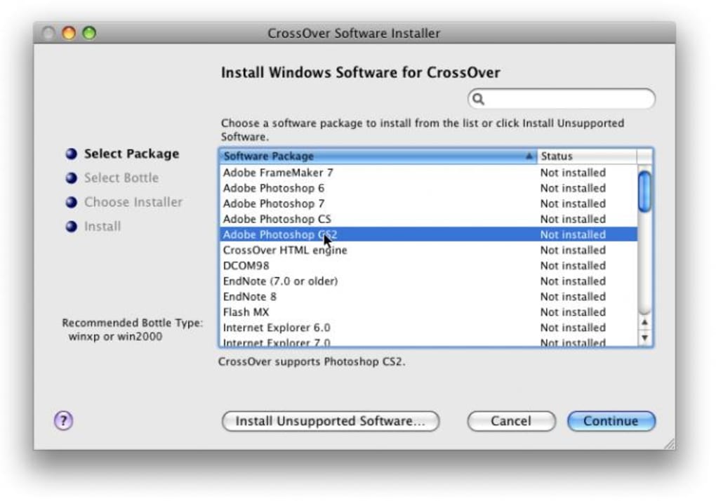 Crossover mac 10.6.8